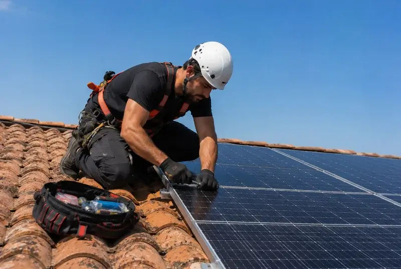 Maintenance et monitoring de panneaux solaires à Baldenheim