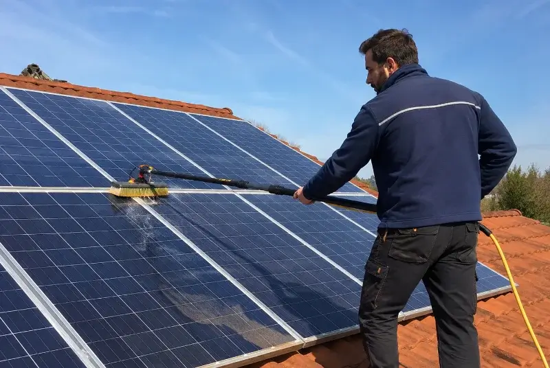 Nettoyage et entretien de panneaux solaires à Baldenheim